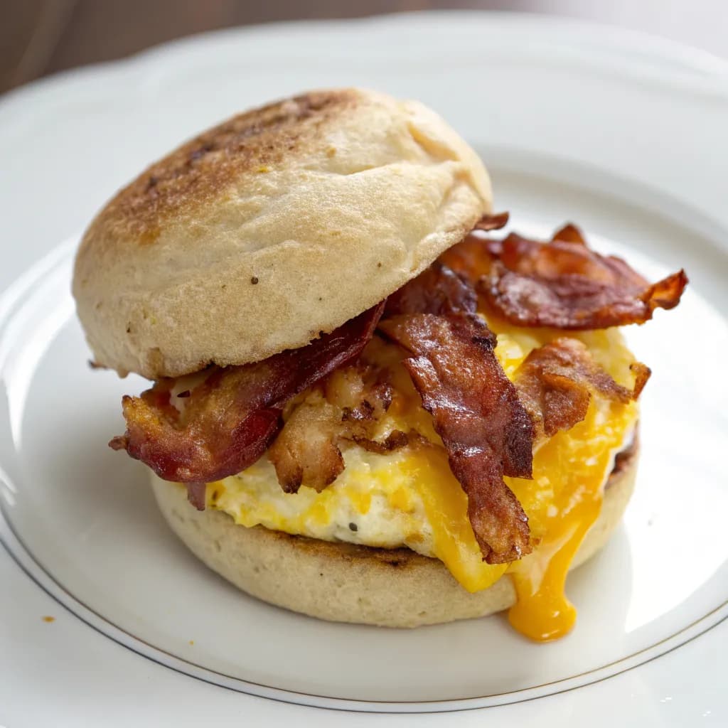 Bacon and Egg Breakfast Muffin
