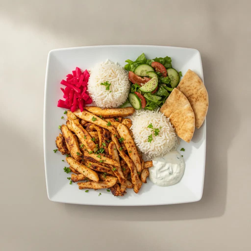 Grilled Chicken Shawarma Plate - High Protein