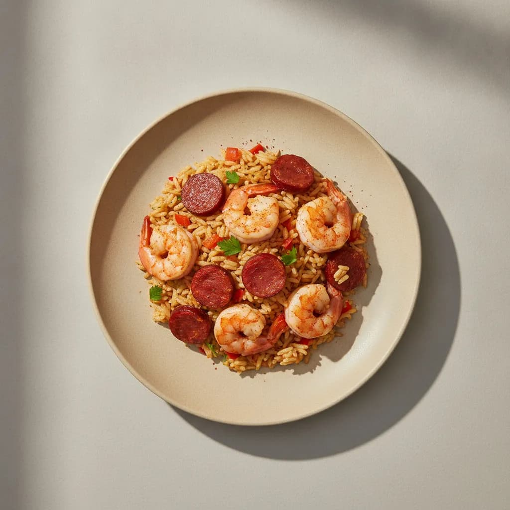 High-Protein Prawn and Chorizo Rice