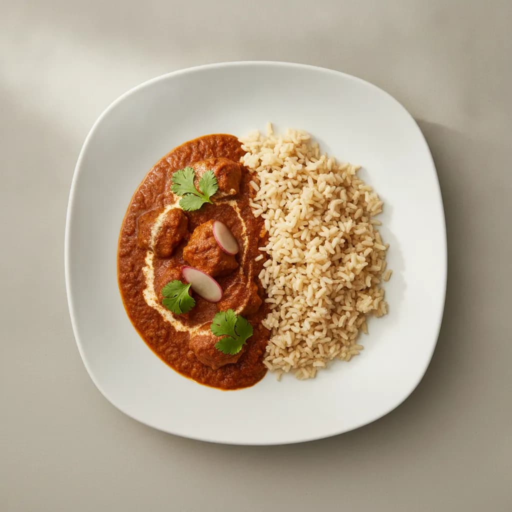 Lamb Rogan Josh with Brown Rice