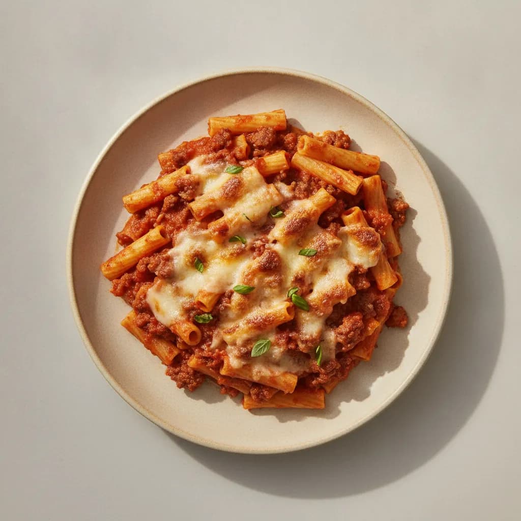 Baked Ziti with Ground Beef
